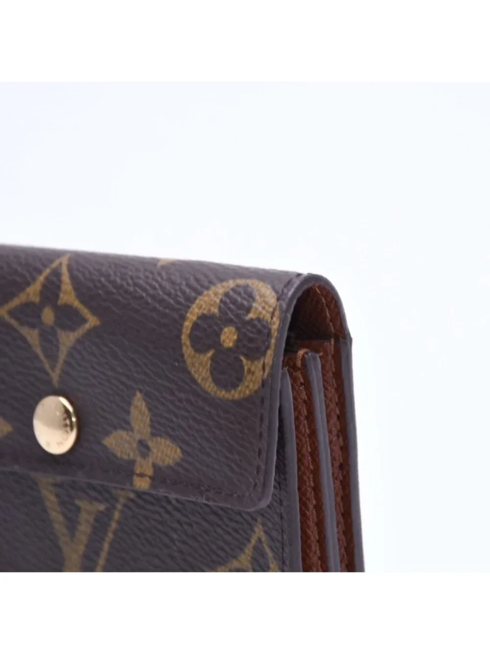 Louis Vuitton Porte Monnaie Arcodian Monogram Canvas Brown Coin Purse Card Case